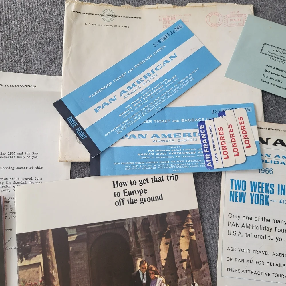 Pan Am Vintage ephemera!